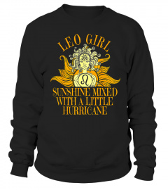 Leo Girl Sunshine Hurricane T Shirt July & August