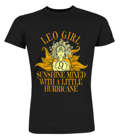 Leo Girl Sunshine Hurricane T Shirt July & August