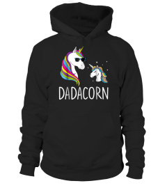 Dadacorn Shirt Matching Unicorn Shirt For Dad and Daughters