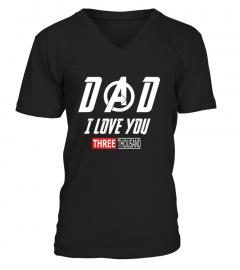 Avengers End Game Shirt and Iron Man Shirt - Dad, I Love You 3000 T Shirt for Men, Women and Youth