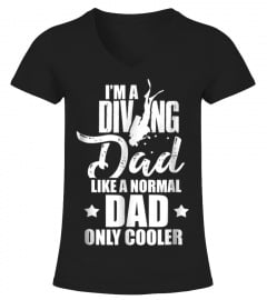 Scuba Diving Dad Father cool Daddy Freediving Apnoe Shirt