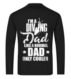 Scuba Diving Dad Father cool Daddy Freediving Apnoe Shirt