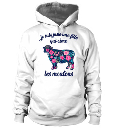 une fille qui aime les moutons