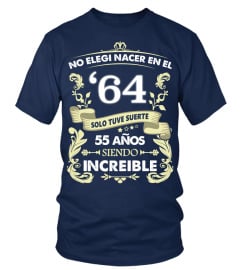 Camiseta 55 Años Increible