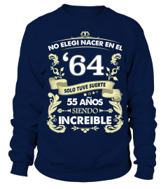 Camiseta 55 Años Increible