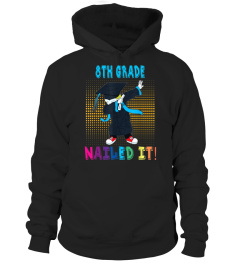 Dabbing Graduation Boy 8TH GRADE Nailed It T-Shirt