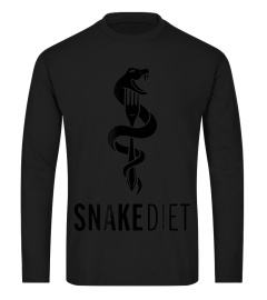 Snake Diet Black Logo Tee Shirt T-Shirt