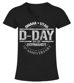 WW2 D-Day 75th Anniversary 1944-2019 Omaha Utah Beach T-Shirt