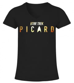 Star Trek Picard Shimmering Gold Logo