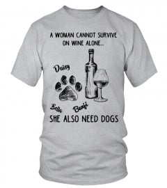 Dog-Woman Cannot Survive On Wine Alone