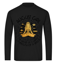 August Girl The Soul Of A Gypsy Birthday Shirt