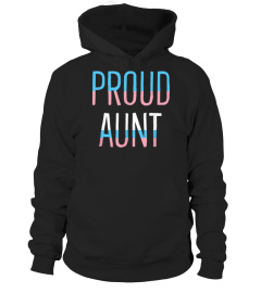 Proud Aunt LGBTQ Transgender Trans Pride Flag TShirt