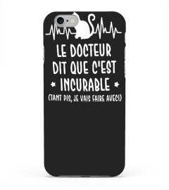 Accro Aux Chats C'est Incurable T-Shirt