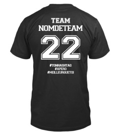 Team personnalisable hashtag #