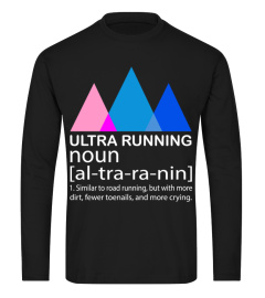 Ultra Running Tshirt  Ultramarathon Miles Marathon Endurance Long Sleeve TShirt
