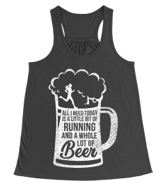 running - beer