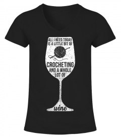 crocheting - wine