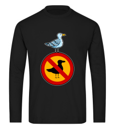 Sartre - Absolute Freedom Seagull Philosophy Shirt