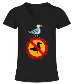 Sartre - Absolute Freedom Seagull Philosophy Shirt