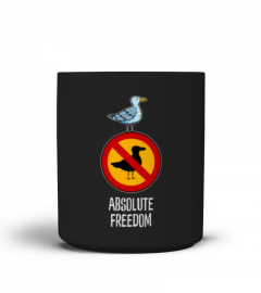 Sartre - Absolute Freedom Seagull Mug