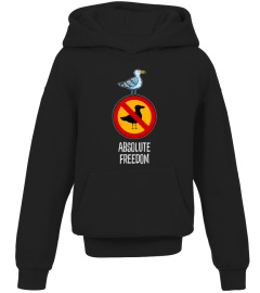 Sartre - Absolute Freedom Seagull Philosophy Shirt