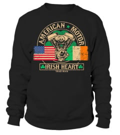 American Motor Irish Heart T-shirt for Irish bikers