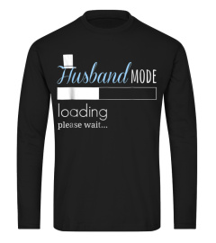 Mens Husband Mode Loading Shirt Engaged Fiance Groom To Be Tee