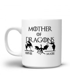 Mother of Dragons Personalized - 3 kid