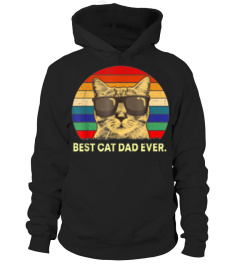 BEST CAT DAD EVER T SHIRT CAT DADDY FATH