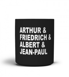 Arthur Friedrich Albert Jean-Paul Existentialist Philosophy Mug