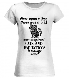 Once upon a time girl loved Cats Tattoos