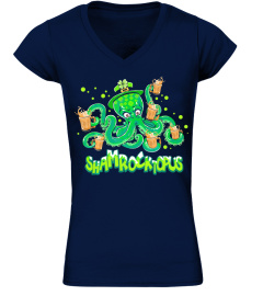 Cool St Patricks Day Shamrocktopus TShirt Drunks Alcoholics