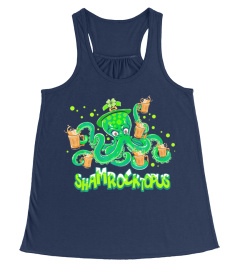 Cool St Patricks Day Shamrocktopus TShirt Drunks Alcoholics