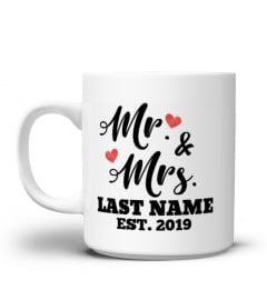 Personalized Mr and Mrs Coffee Mugs