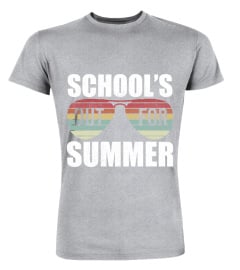 School's Out For Summer Funny Vintage Sunglasses Teacher Shirt