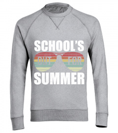 School's Out For Summer Funny Vintage Sunglasses Teacher Shirt