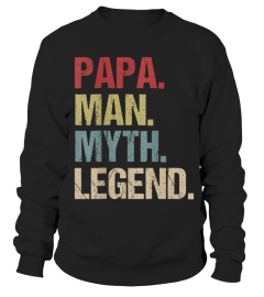 MENS PAPA MAN MYTH LEGEND SHIRT FOR MENS