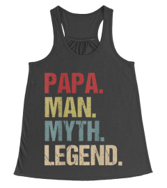 MENS PAPA MAN MYTH LEGEND SHIRT FOR MENS