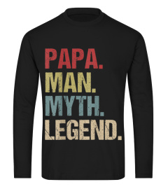 MENS PAPA MAN MYTH LEGEND SHIRT FOR MENS