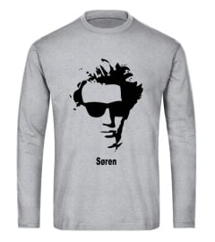 Soren Kierkegaard Sunglasses Portrait Shirt (Bright Colours)