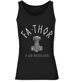 MENS FATHOR SHIRT GOD AMONG DADS THOR HA