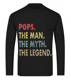 POPS THE MAN THE MYTH THE LEGEND TSHIRT 
