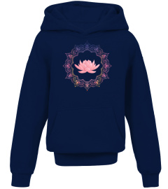 Lotus Mandala Circle  Spiritual Yoga T Shirt