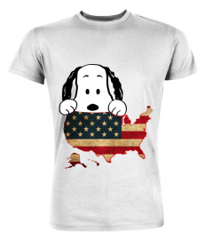 Snoopy love US map