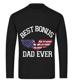 MENS MENS BEST BONUS DAD EVER AMERICAN F