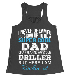 MENS SUPER COOL DRILLERS DAD TSHIRT FAT