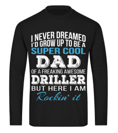 MENS SUPER COOL DRILLERS DAD TSHIRT FAT