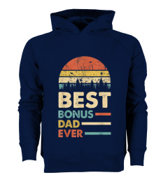 Best Bonus Dad Ever T-Shirt Papa Vintage Papa Gift Daddy