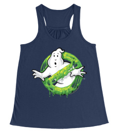 Ghostbusters Classic Slime Ghost Logo Graphic T-Shirt