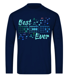 Best Dad Ever Guitar T-Shirt - Funny Guitarist Musician Tee